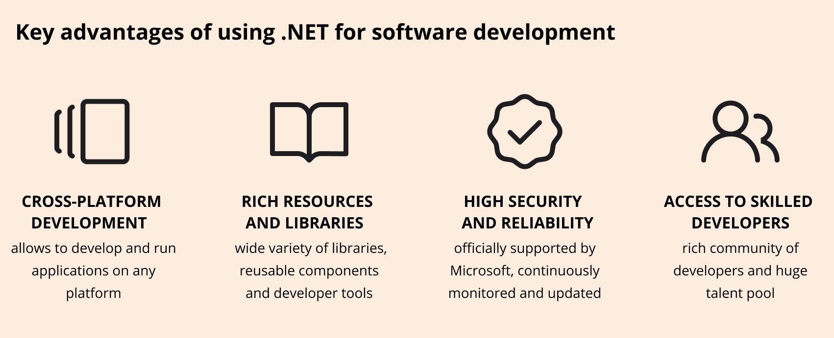 advantages of .NET